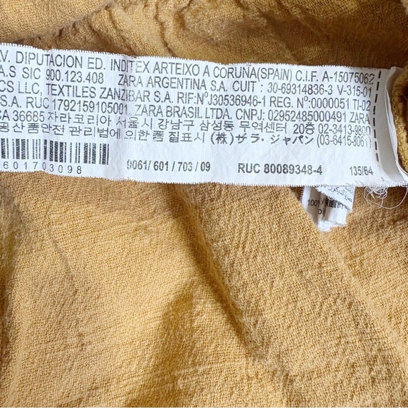 Zara Kids Embroidered Floral Pompom Tunic Top Size 9 Fall Pumpkin Patch School - Picture 9 of 11